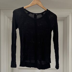 Rag & Bone Black Knit Sweater